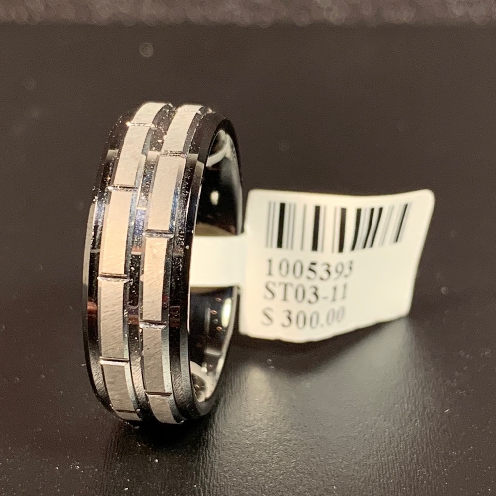 Super Titanium, tungsten and ceramic band ring